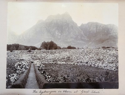 Lot 89 - South Africa. An album of 36 mounted albumen print photographs