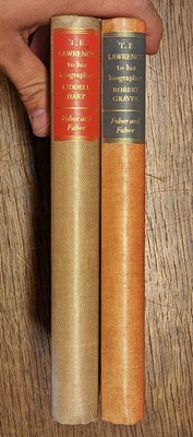 Lot 186 - Lawrence (T. E.). to his biographer Liddell Hart, to his biographer Robert Graves, 2 volumes, 1938