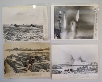 Lot 224 - World War II & Vietnam. A group of approximately 80 press photographs