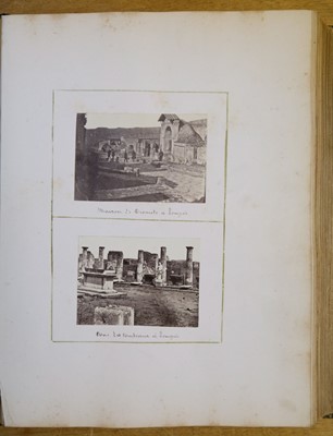Lot 161 - Italy. A group of 7 assorted photograph albums, late 19th century