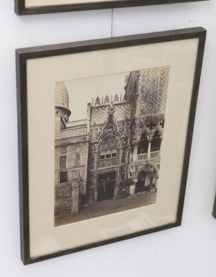 Lot 220 - Venice. A group of 6 framed photographs