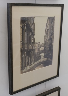 Lot 220 - Venice. A group of 6 framed photographs