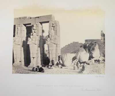 Lot 142 - Frith (Francis, 1822-1898). Egypt & Palestine Photographed and Described