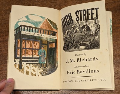 Lot 664 - Richards (J.M. & Eric Ravilious). High Street, 1938