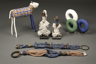 Lot 171 - Beadwork. A collection of African beadwork