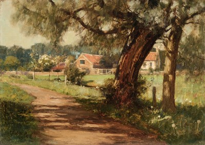 Lot 616 - Blacklock (Thomas Bromley, 1863-1903). A shaded path in summer