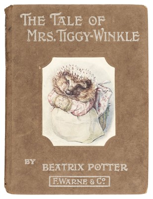 Lot 483 - Potter (Beatrix). The Tale of Mrs. Tiggy-Winkle, 1st edition, 1905