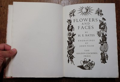 Lot 623 - Golden Cockerel Press. Flowers and Faces, by H.E. Bates, 1935
