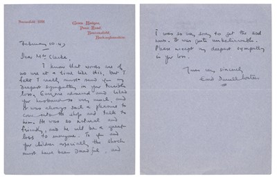 Lot 182 - Blyton (Enid, 1897-1968). Autograph letter signed, 'Enid Darrell Waters', 1947