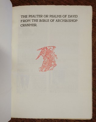 Lot 615 - Essex House Press.The Psalter or Psalms of David, 1902