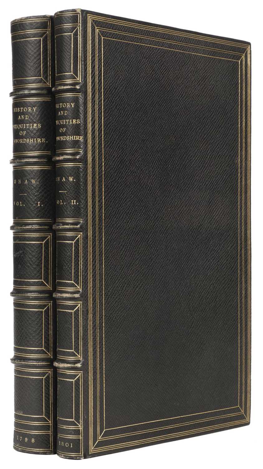 Lot 55 - Shaw (Stebbing). The History and Antiquities of Staffordshire