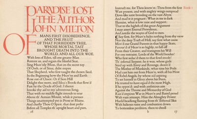 Lot 592 - Doves Press. Paradise Lost, 1902