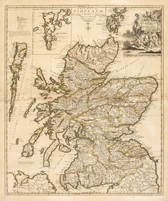 Lot 326 - Scotland. Senex (John), A New Map of Scotland according to Gordon of Straloch, 1721