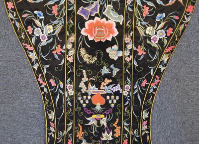 Lot 289 - Chinese. A Hispano-Portuguese style chasuble and accessories, circa 1850