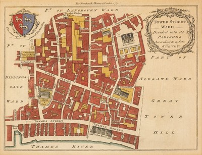 Lot 300 - London. Noorthouck (John), A collection of 16 ward plans, 1772