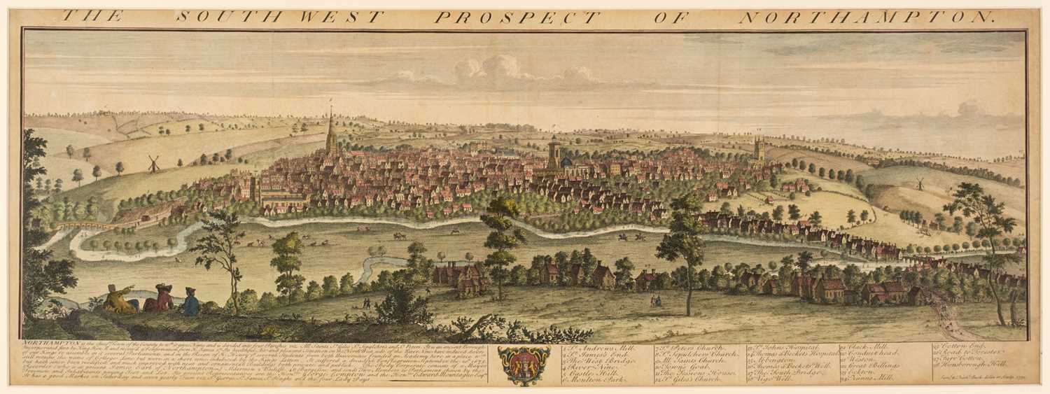 Lot 405 - Northampton. Buck (S & N), The South West Prospect of Northampton, 1731