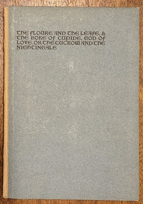 Lot 644 - Kelmscott Press. The Floure and the Leafe, 1896