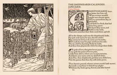 Lot 647 - Kelmscott Press. The Shepheardes Calender, 1896