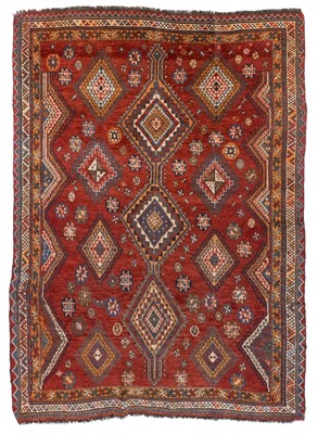 Lot 231 - Carpet. A Turkoman woollen carpet, circa 1920