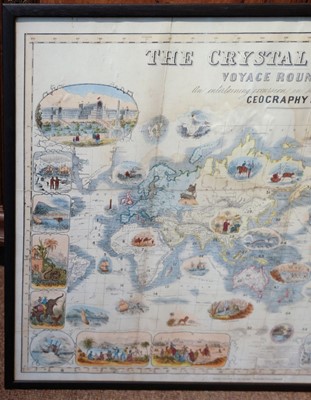 Lot 456 - World Map Board Game. The Crystal Palace Game, published by Alfred Davis & Co., [1855?]