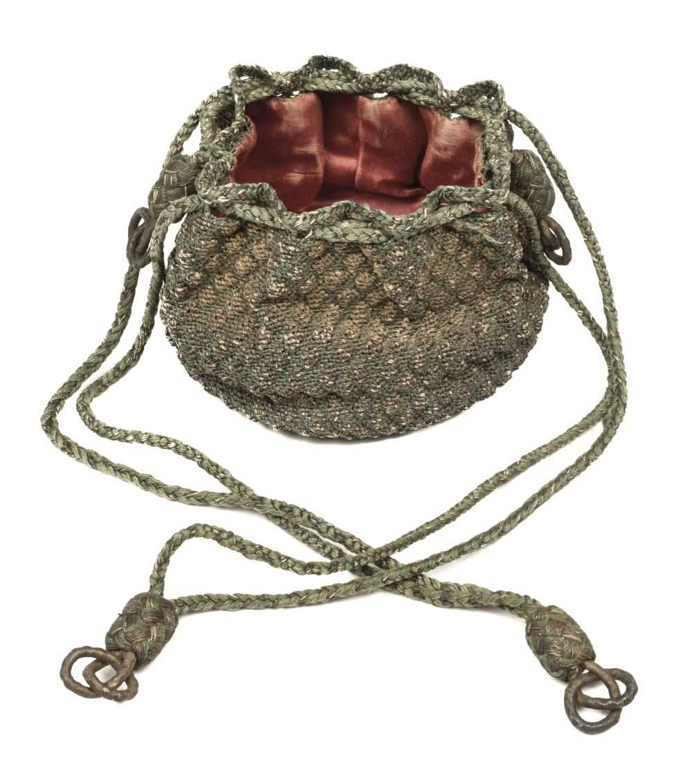 Lot 255 - Gaming Purse. A goldwork gaming purse, early 17th century