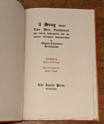 Lot 584 - Aquila Press. A Song about Tsar Ivan Basilyevitch, 1929