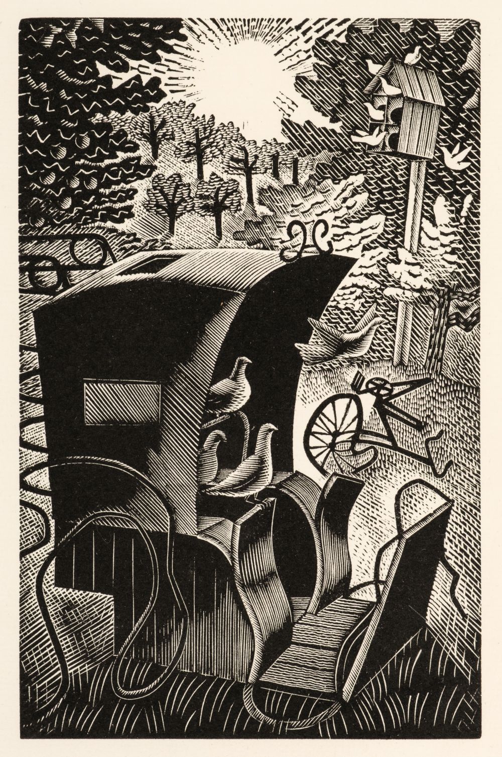 Golden Cockerel Press. The Hansom Cab and the Pigeons, 1935