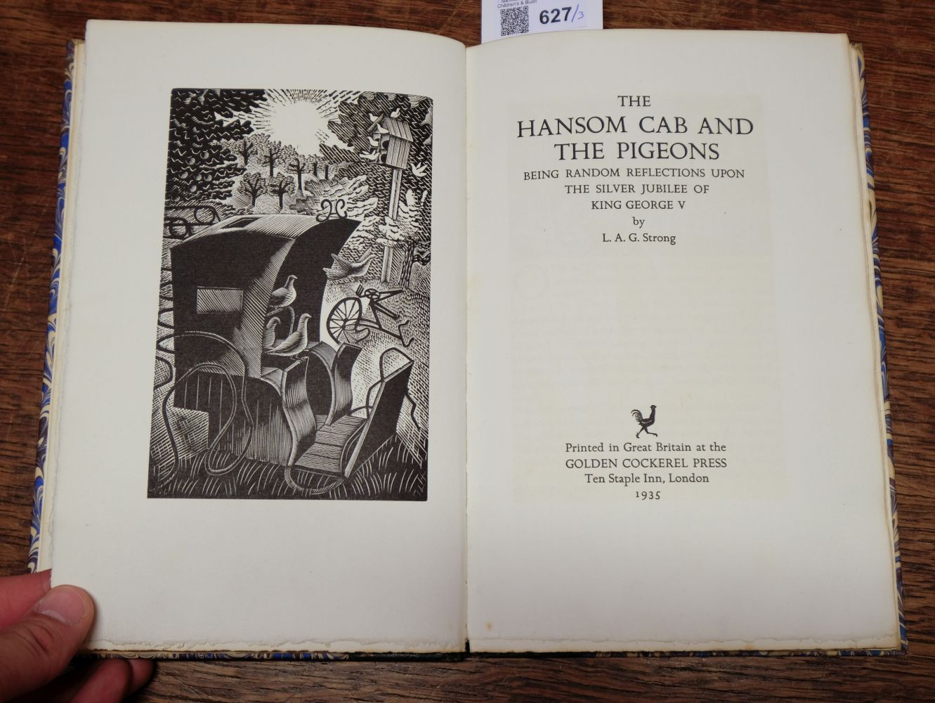 Lot 627 - Golden Cockerel Press. The Hansom Cab and