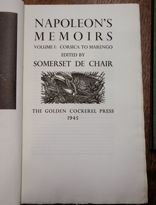 Lot 575 - Golden Cockerel Press. Napoleon's Memoirs, 2 volumes, 1945