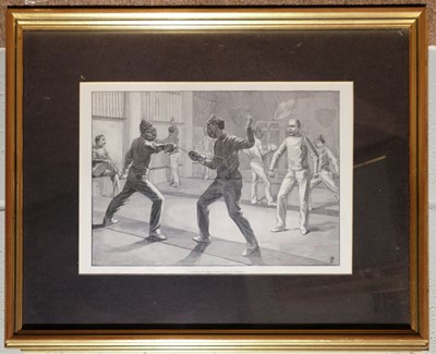 Lot 98 - Fencing. Gwyn (James), Demi Volte sur les Coups Forcés au Dehors des Armes, 1763