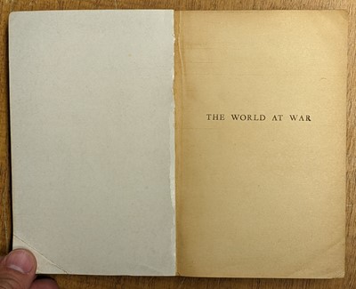 Lot 169 - [Turing, Alan, 1912-1954]. The World at War, 2nd edition, 1945