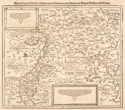 Lot 303 - Maps. A mixed collection of 14 maps, mostly 17th & 18th century