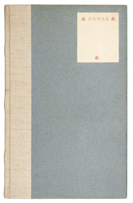 Lot 673 - Vale Press. Danaë, by T. Sturge Moore, 1903