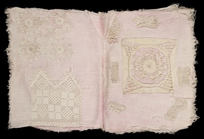 Lot 261 - Lace. A pair of lace sample books, early 20th century