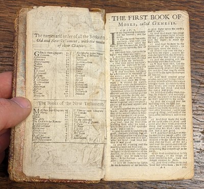 Lot 79 - Bible [English]. The Holy Bible containing ye Old and New Testaments, London: John Field, 1653