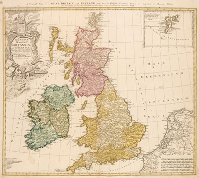 Lot 264 - British Isles. Homann (J. B. heirs of), Regnorum Magnae Britanniae et Hiberniae..., 1749