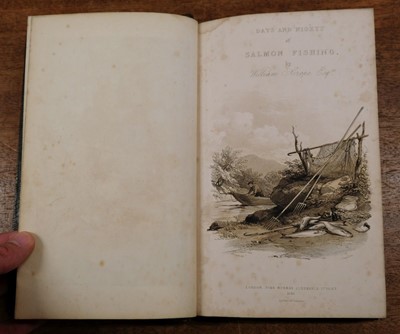 Lot 109 - Scrope (William). Days and Nights of Salmon Fishing in the Tweed... , 1st edition, John Murray, 1843