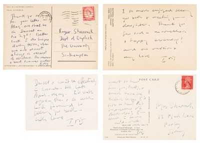 Lot 542 - Murdoch (Iris, 1919-1999). A series of 9 Autograph Letters, 1966-1985