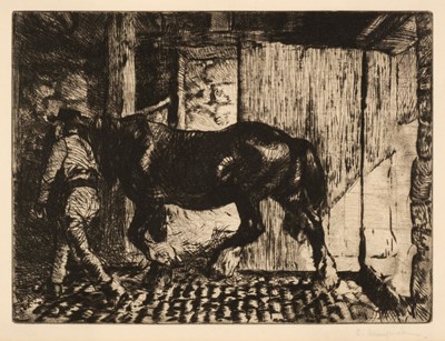 Lot 477 - Blampied (Edmund, 1886-1966). Returning to the Stable, 1920