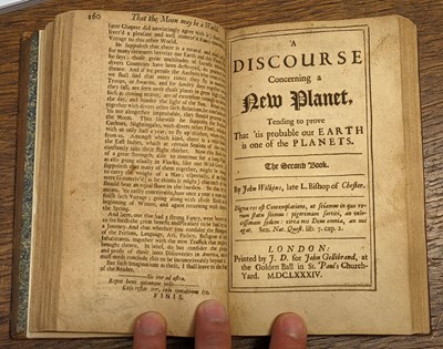 Lot 120 - Wilkins (John). A Discovery of a New World, 2 parts in 1, 5th edition, 1684