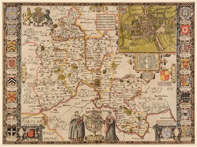 Lot 312 - Oxfordshire. Speed (John), Oxfordshire described with ye Citie..., circa 1627