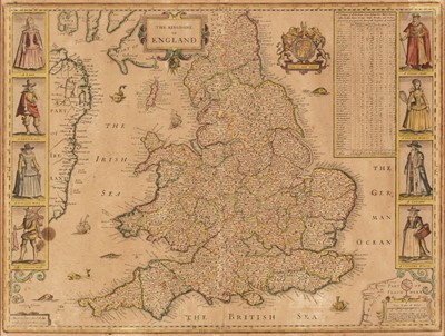 Lot 276 - England & Wales.  Speed (John), The Kingdome of England, [1676]