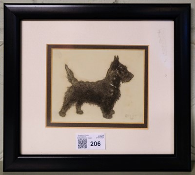 Lot 206 - Aldin (Cecil Charles Windsor, 1870 - 1935). Scottish Terrier
