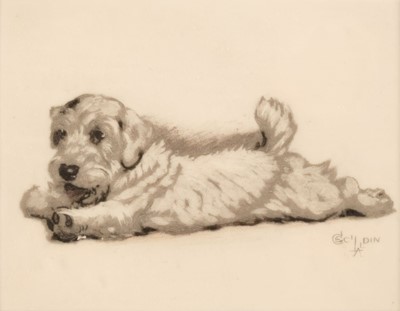 Lot 359 - Aldin (Cecil Charles Windsor, 1870 - 1935). Sealyham Puppy