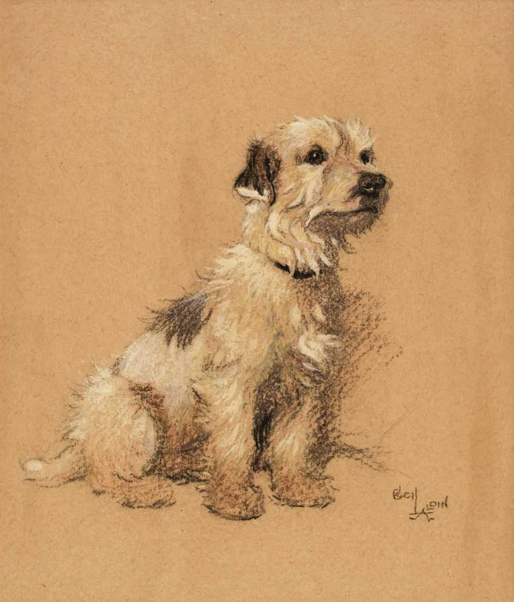 Lot 363 - Aldin (Cecil Charles Windsor, 1870 - 1935). Terrier study