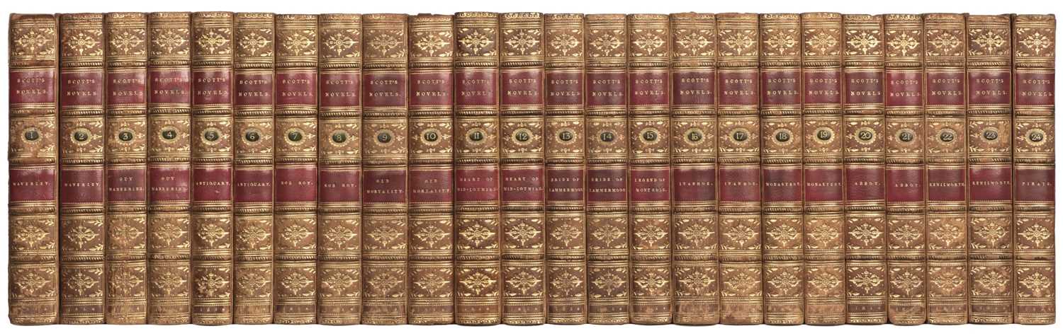 Lot 110 - Scott (Sir Walter), Waverley Novels, Prose  & Poetical Works, 88 vols., Edinburgh, 1848-55