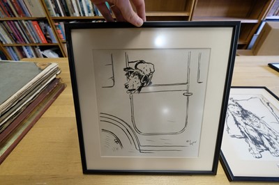 Lot 365 - Aldin (Cecil Charles Windsor, 1870 - 1935). Three pen and ink illustrations