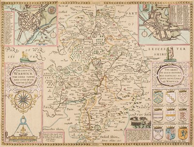 Lot 340 - Warwickshire. Speed (John), The Counti of Warwick, The Shire Towne..., 1627