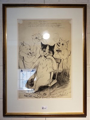 Lot 511 - Wain (Louis, 1860-1939). Club Cat