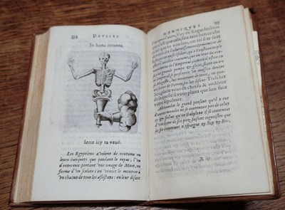 Lot 129 - Paradin (Claude), Devises heroiques et emblemes, Paris: Jean Millot, 1614